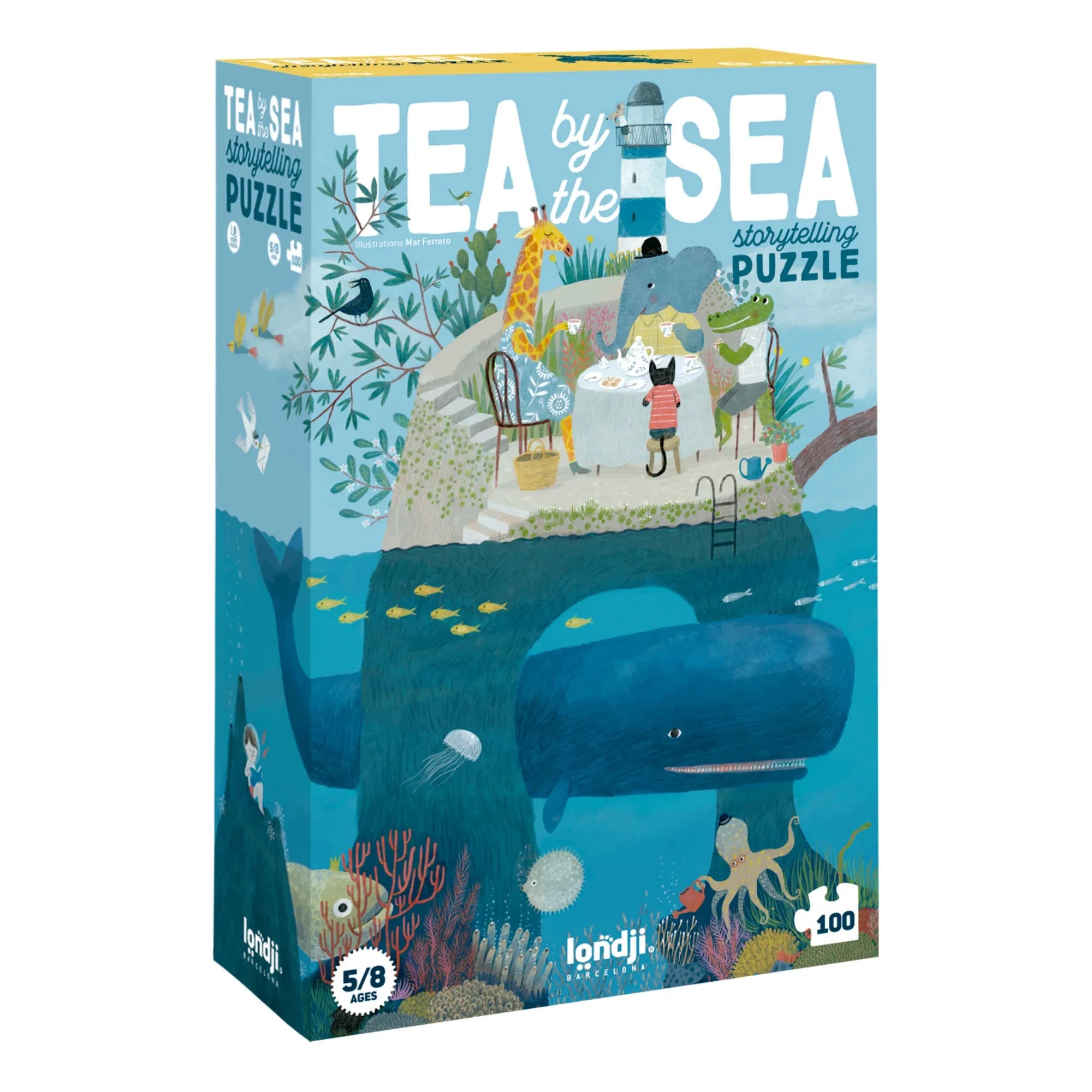 Londji - Puzzle de 100 Piezas - La hora del té en la playa
