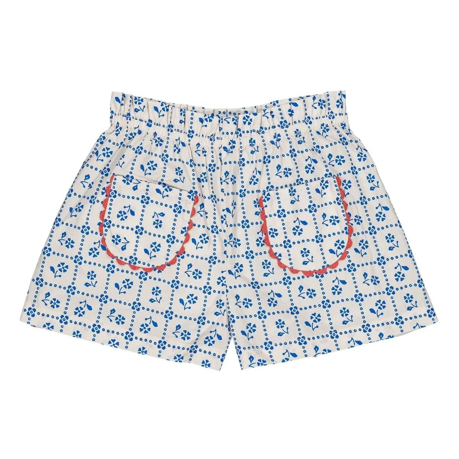 Hola, Simone: Shorts color tierra Dalhia | Blanco