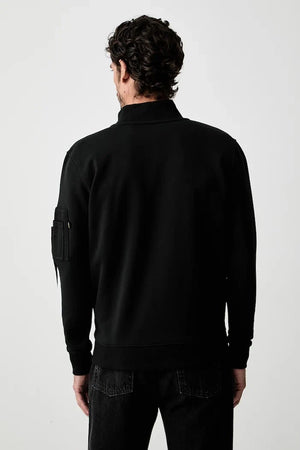Sudadera de algodón con cremallera DTM Mid para hombre Alpha Industries
