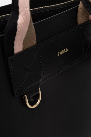 Bolso bandolera de piel para mujer Furla Divide It S Tote