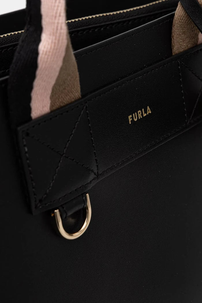 Bolso bandolera de piel para mujer Furla Divide It S Tote