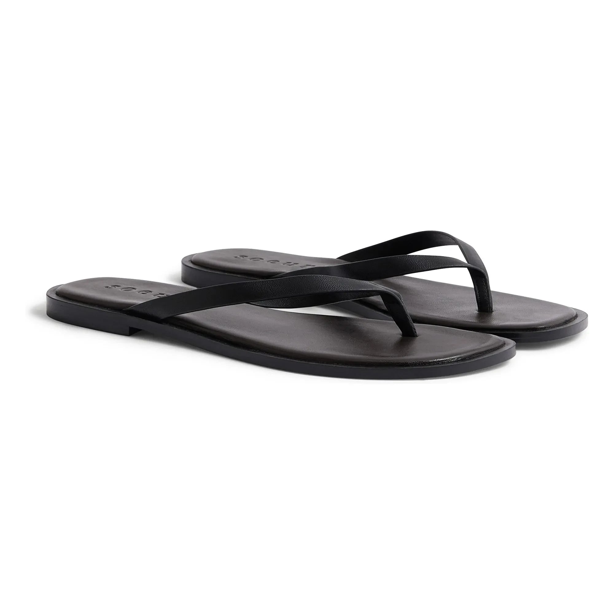Sœur - Sandalias de piel Haiku | Negro