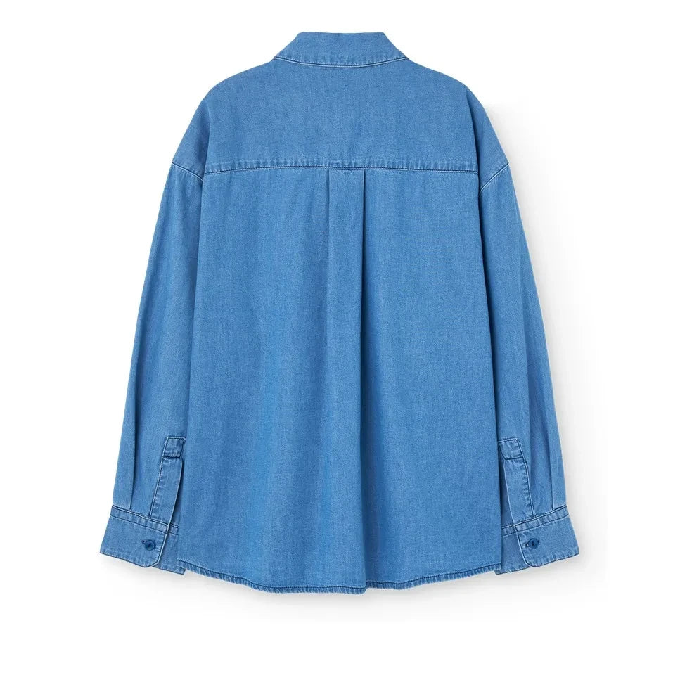 The Animals Observatory - Wolf Denim Shirt | Blue