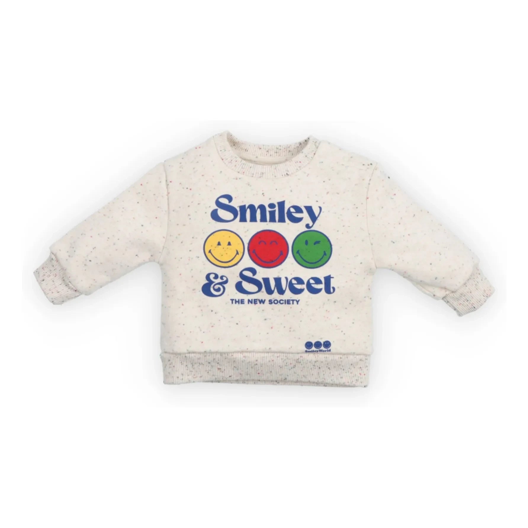 the new society - Sweat Smiley y Sweat Bébé | Blanco roto