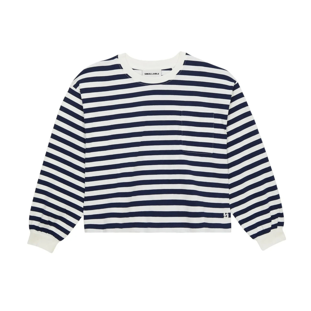Smallable Kid - Sudadera Bloomy de rayas | Azul negro