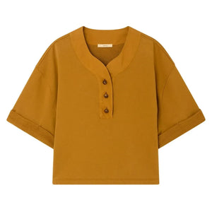 Sessùn - Camiseta Lift de algodón | Avellana