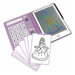 Kidywolf - Pizarra de dibujo Kidydraw Mini | Morado