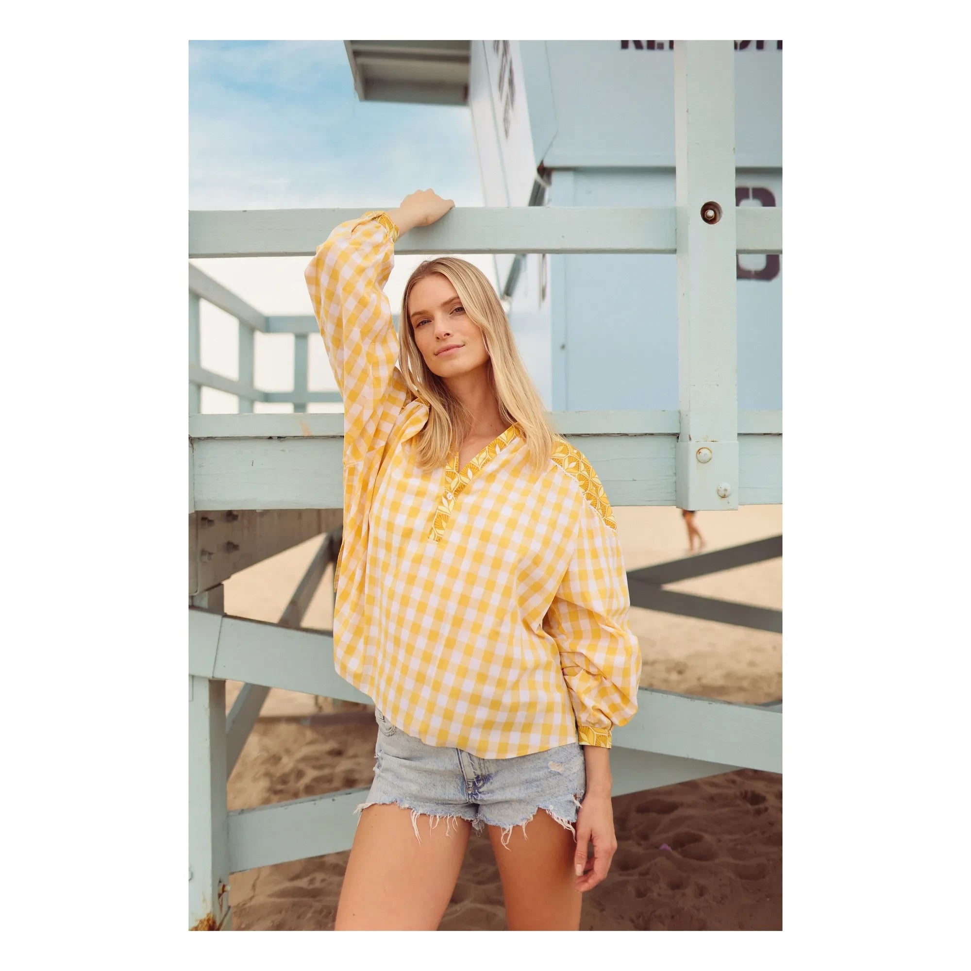 Paolina - Blusa Emilie atemporal | Amarilla