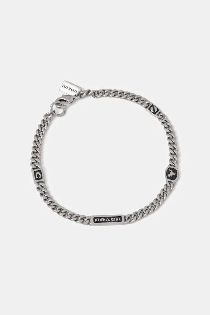Pulsera de metal para hombre Coach