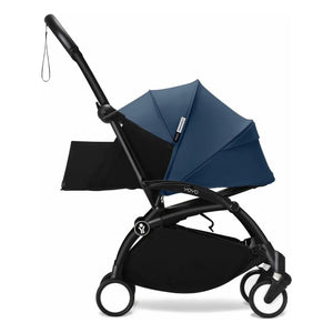 Stokke® - Cochecito YOYO³ completo 0+ y 6+ chasis negro | Air France Blue