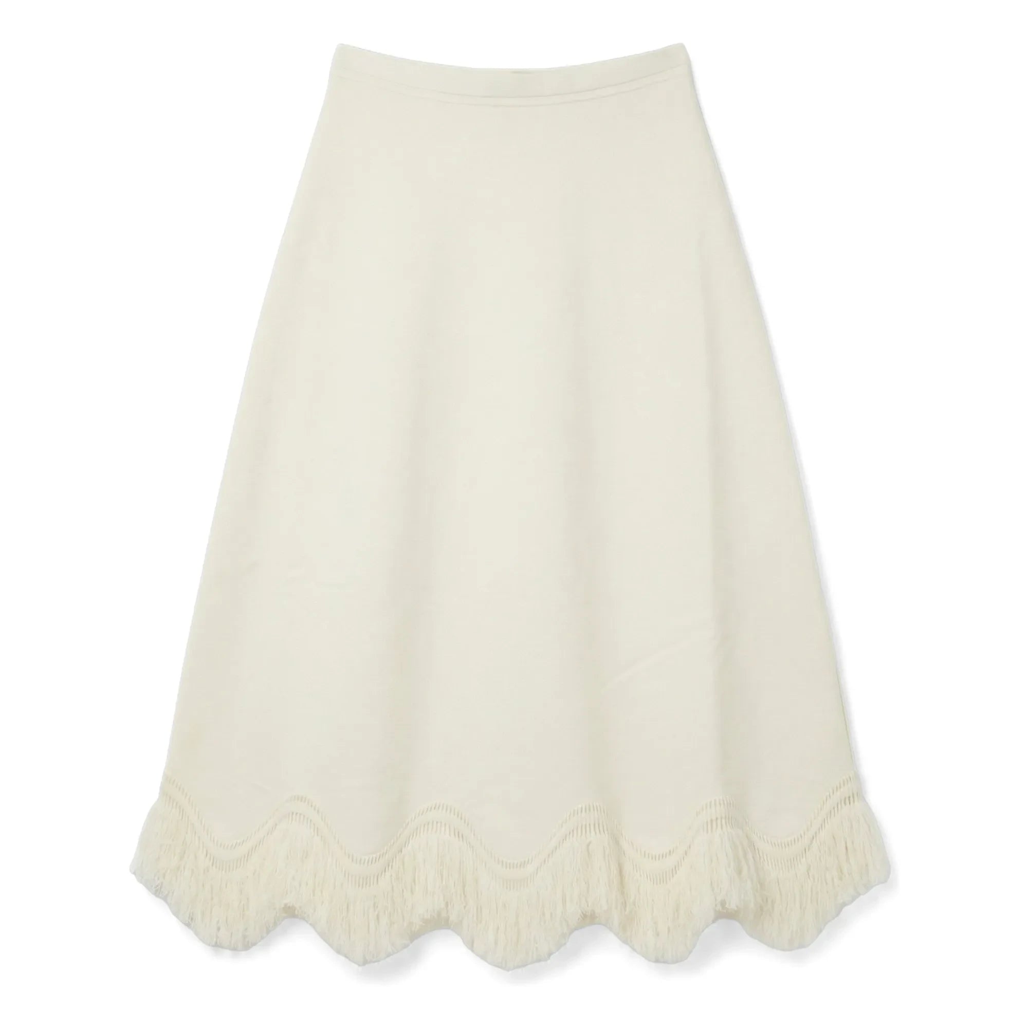 Ulla Johnson - Falda Paulina con Flecos | Crudo
