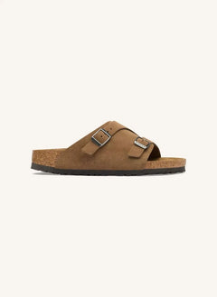 BIRKENSTOCK - Sandalia de ante Zúrich