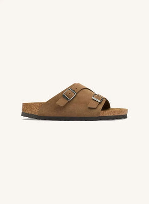 BIRKENSTOCK - Sandalia de ante Zúrich