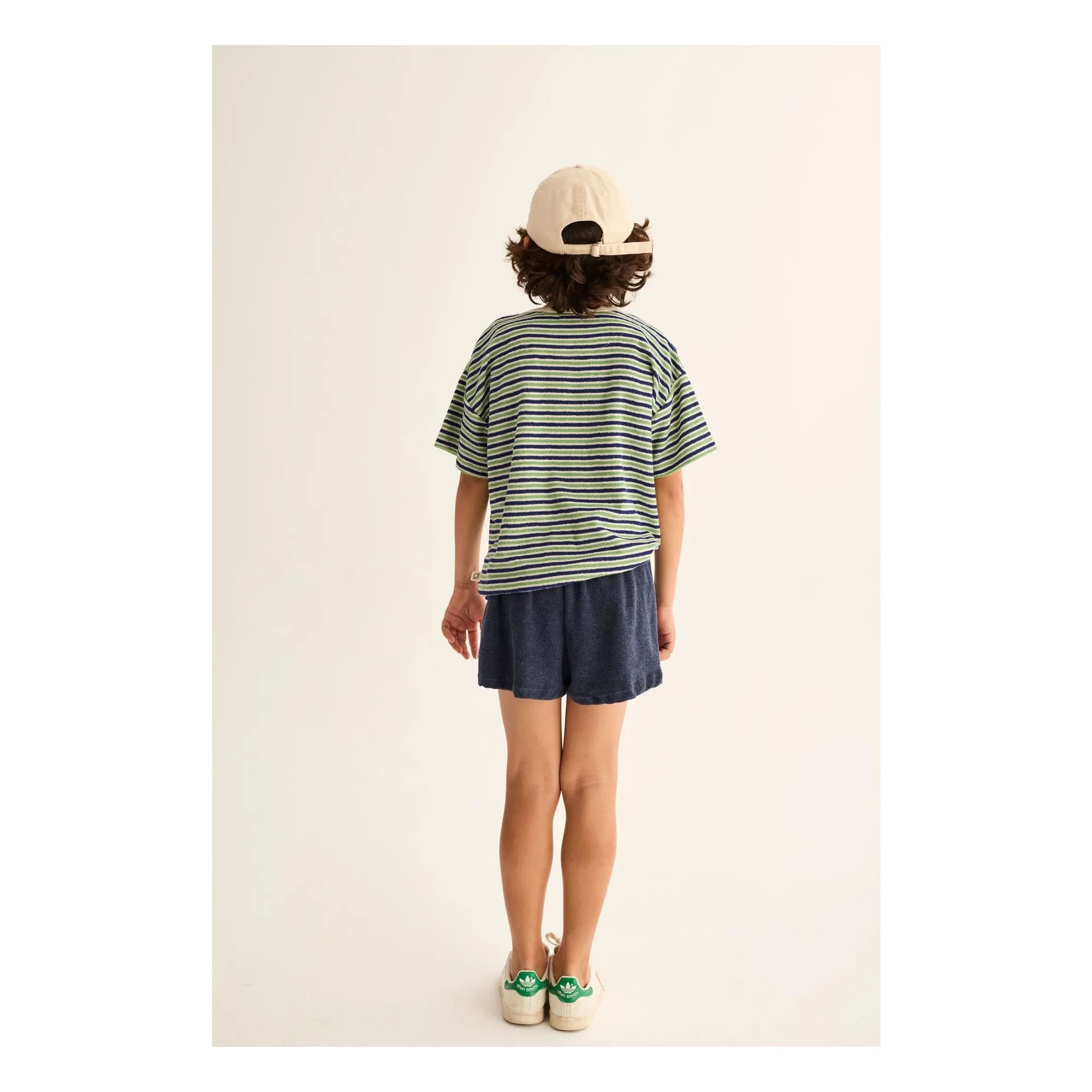 Cozmo - Camiseta Enea de Rayas | Azul marino