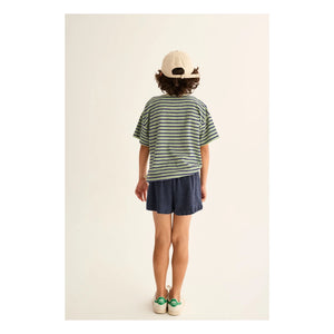 Cozmo - Camiseta Enea de Rayas | Azul marino