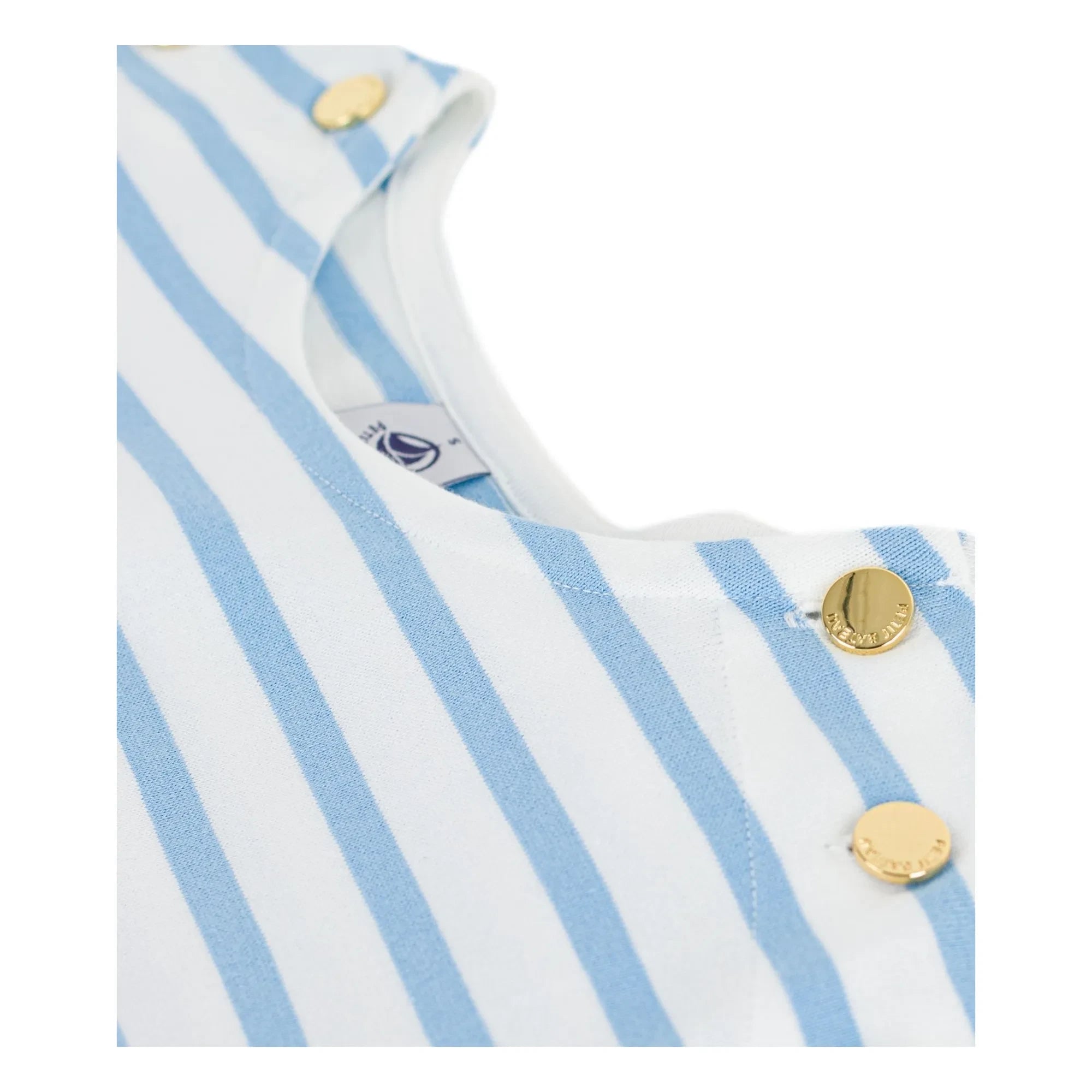 Petit Bateau - Campanas con Botones de Rayas Azules