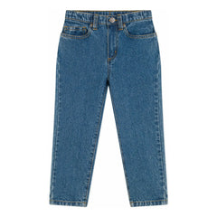 Petit Bateau - Jeans lisos de algodón orgánico crudo | Vaquero