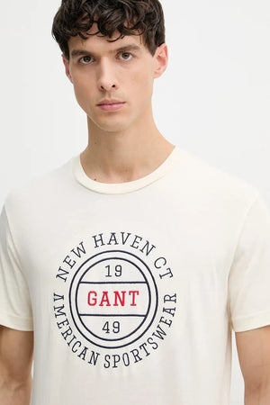 Camiseta de algodón para hombre Gant