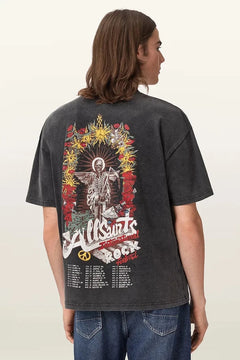 AllSaints Camiseta Oversize de Algodón para Hombre ROQUE