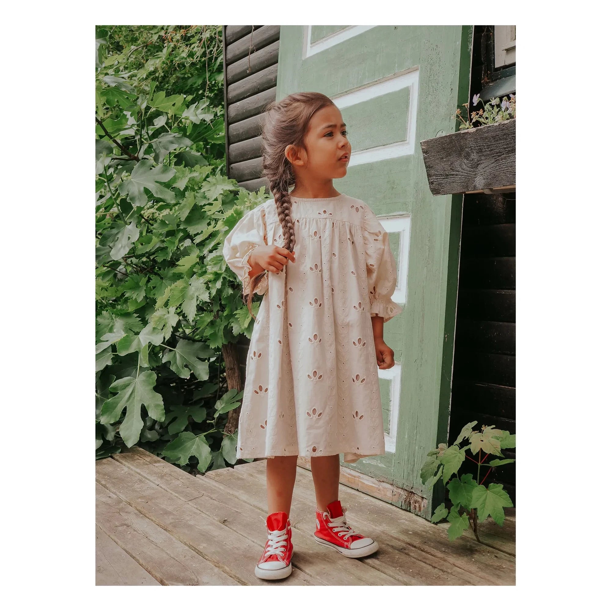 Fliink - Vestido de Cambray | Crudo