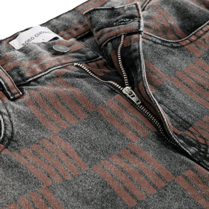 Bobo Choses - Vaqueros de algodón orgánico Mom Fit | Vaqueros gris oscuro