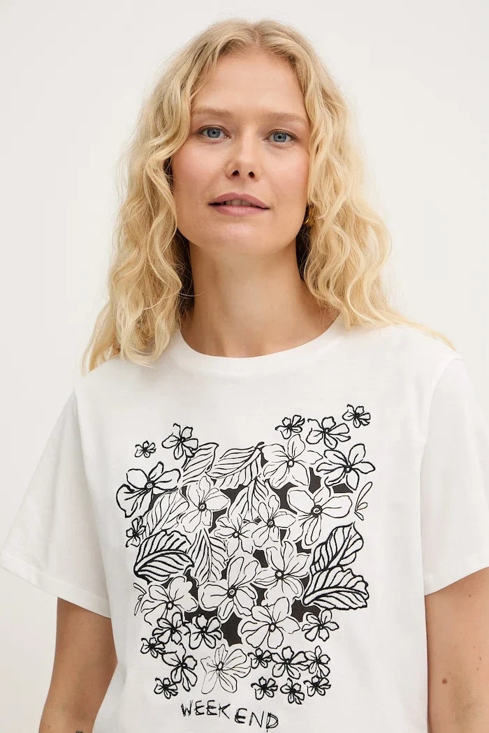 Camiseta de algodón BORA de Weekend Max Mara