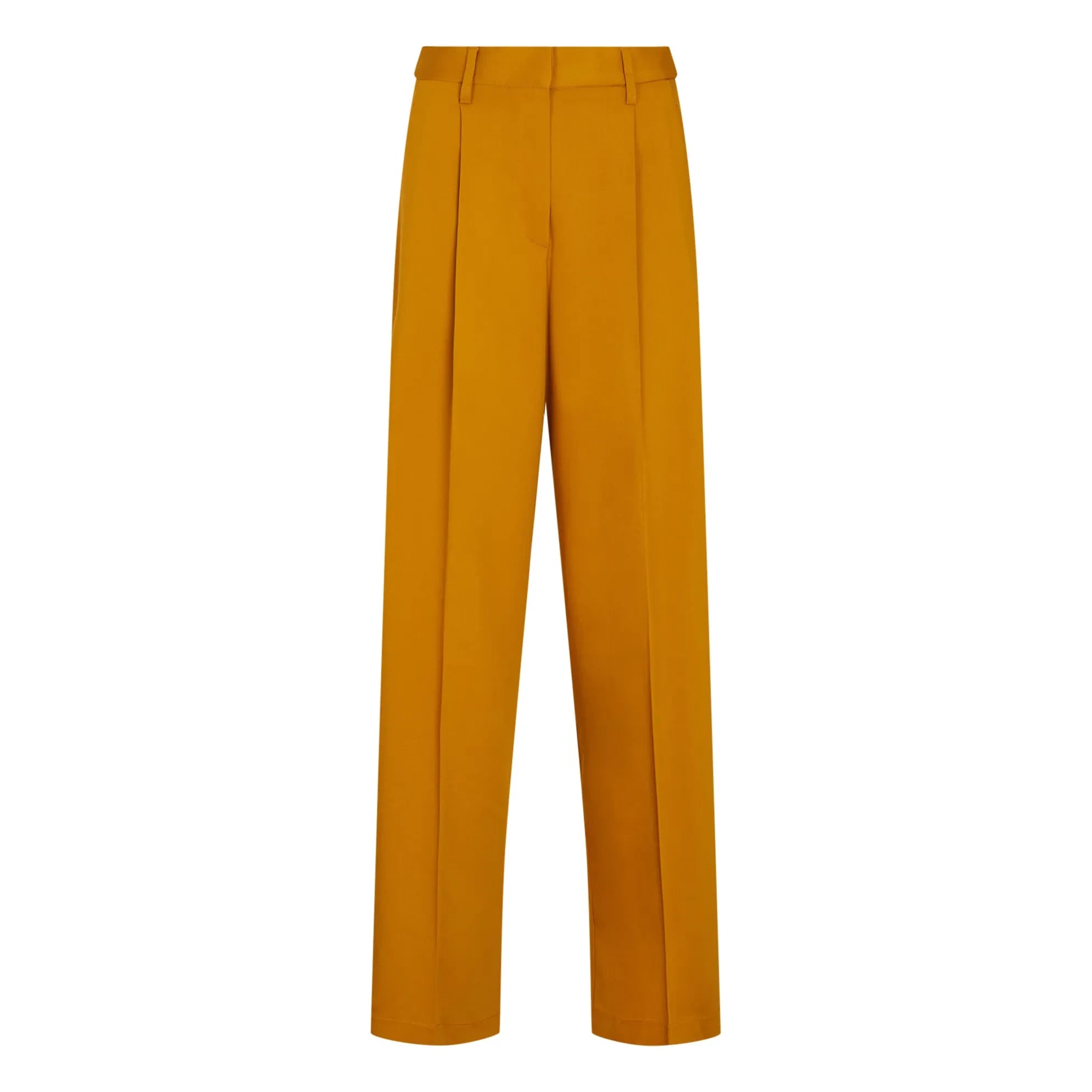 Forte Forte - Pantalones de talle alto | Marrón dorado