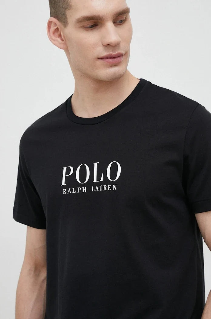 Camiseta de pijama de algodón de manga corta Polo Ralph Lauren