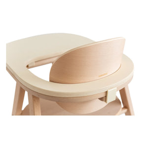 Nobodinoz - Bandeja de madera para trona evolutiva verde