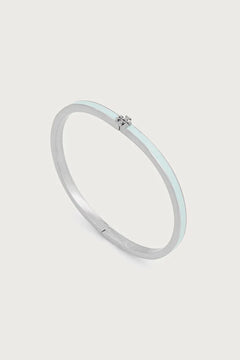 Pulsera Tory Burch de latón y esmalte para mujer Thin Icon