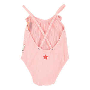 Piupiuchick - Bañador Volantes Material Reciclado | Rosa