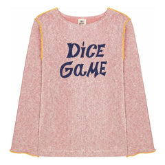 Jelly Mallow - Camiseta acanalada de juego de dados | Rojo