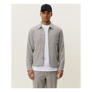 Les Deux - Chaqueta Check Hybrid | Marrón