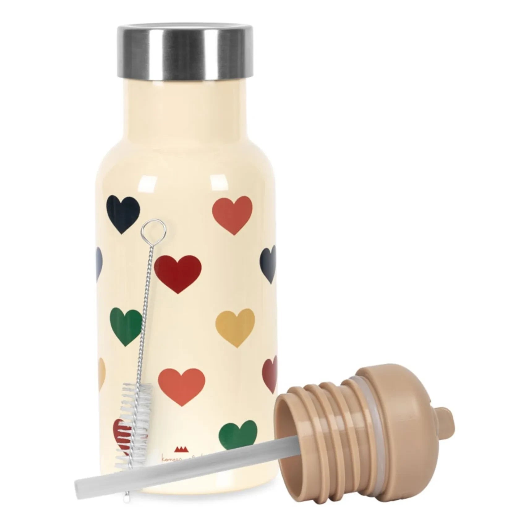 Konges Sløjd - Botella de acero inoxidable Hearts