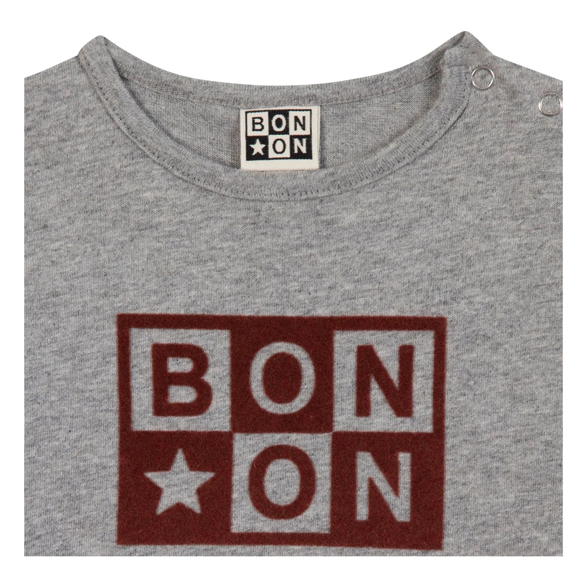 Bonton - Camiseta con logo Cab | Gris jaspeado