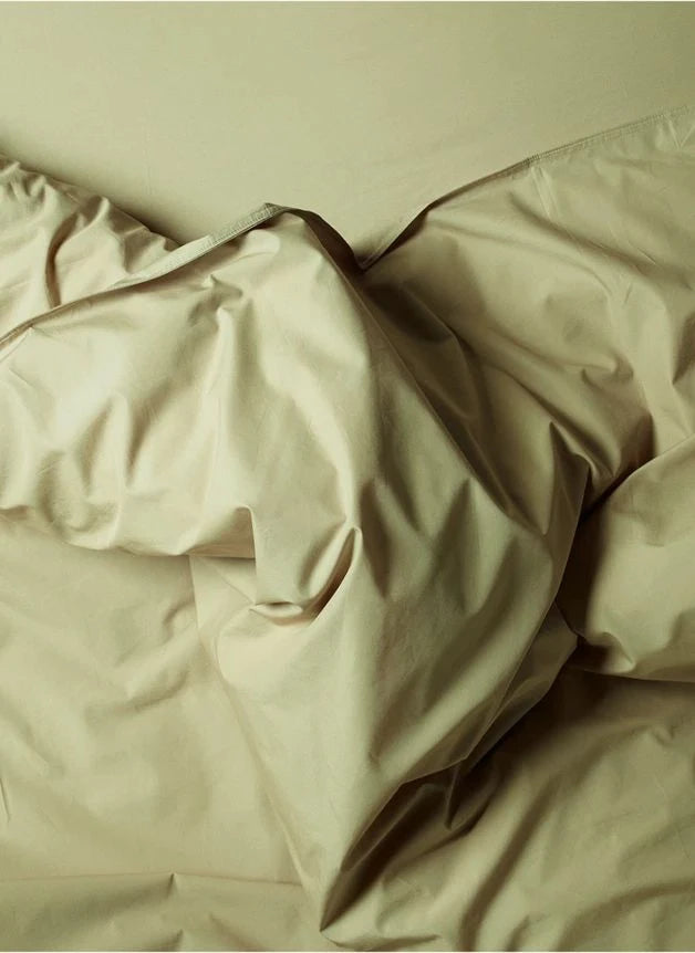 Suite 702 - Funda de Almohada de Percal Orgánico | Verde Pistacho
