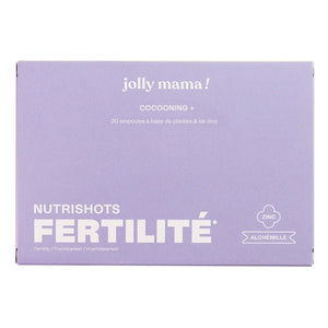 Jolly Mama - Nutrishots Boost Suplemento Alimenticio para la Fertilidad - 20 viales de 10 ml