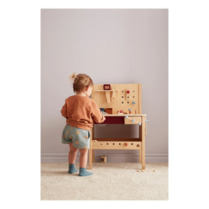 Kid's Concept - Banco de Trabajo de Madera y Accesorios