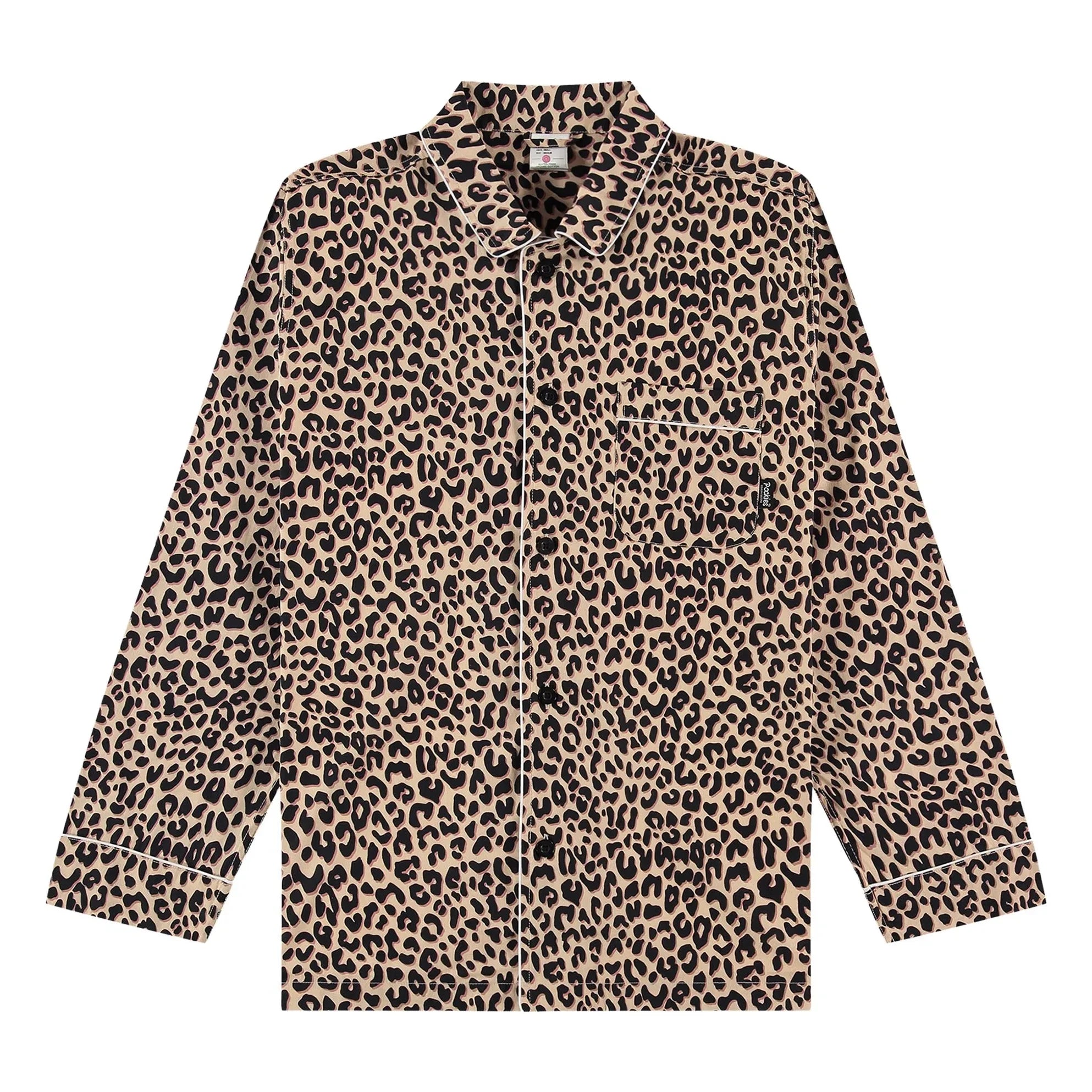 Pockies - Camisa de pijama de leopardo | Beige