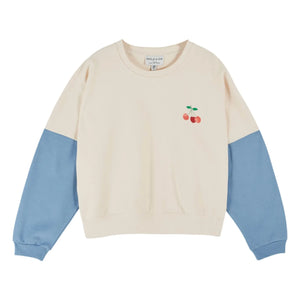 Emile et Ida - Sudadera estampada de algodón orgánico | Crema