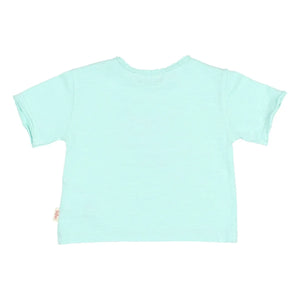 Búho - Camiseta de algodón orgánico con estampado de helado | Agua