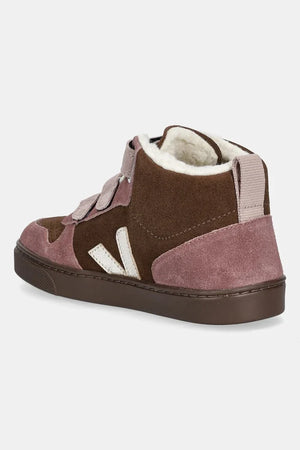 Veja Small V-10 Mid Winter Botas de gamuza para niños