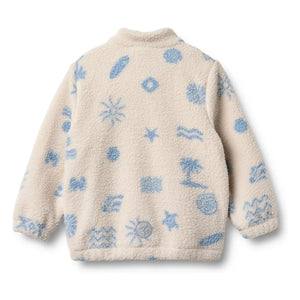 Wheat - Chaqueta Sherpa de fibra reciclada Helge Beach | Crudo