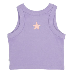 Jenest - Camiseta de tirantes Bonnie de algodón orgánico | Lavanda