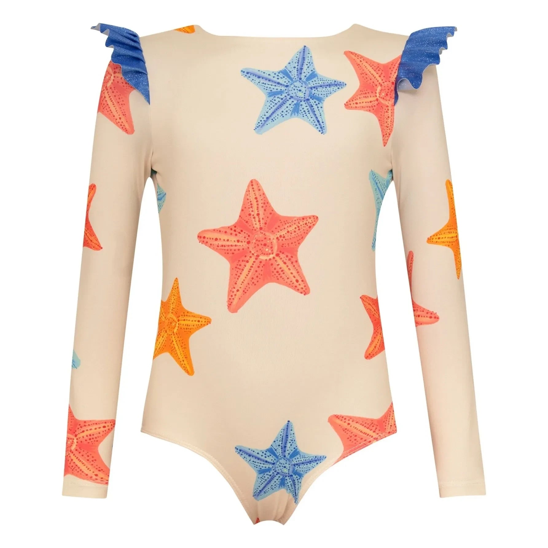 Pepita & Me - Wings Etoiles Maillot de baño de manga larga | Crudo