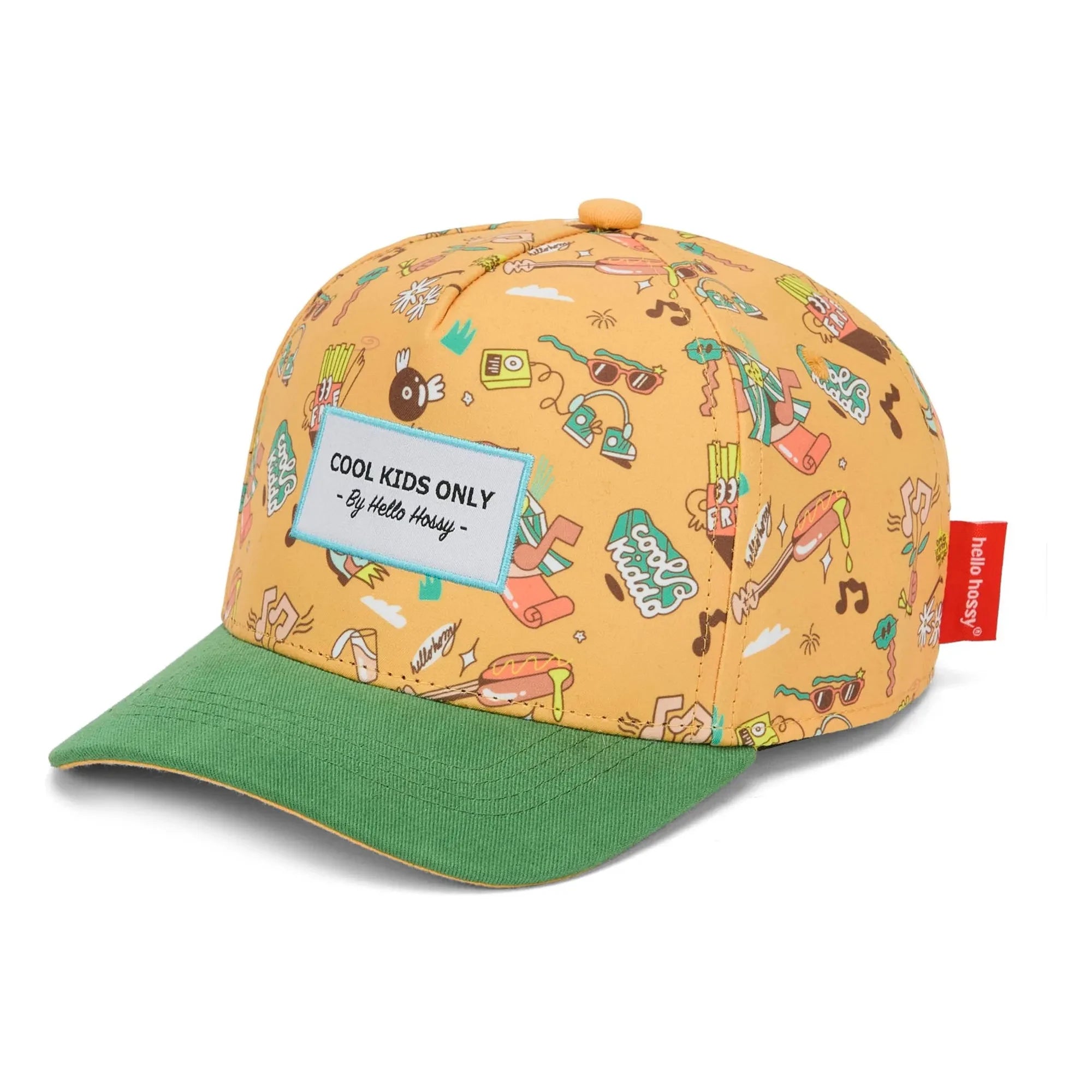 Hello Hossy - Gorra con Visera Curva Festival de Música Fibras Recicladas | Verde