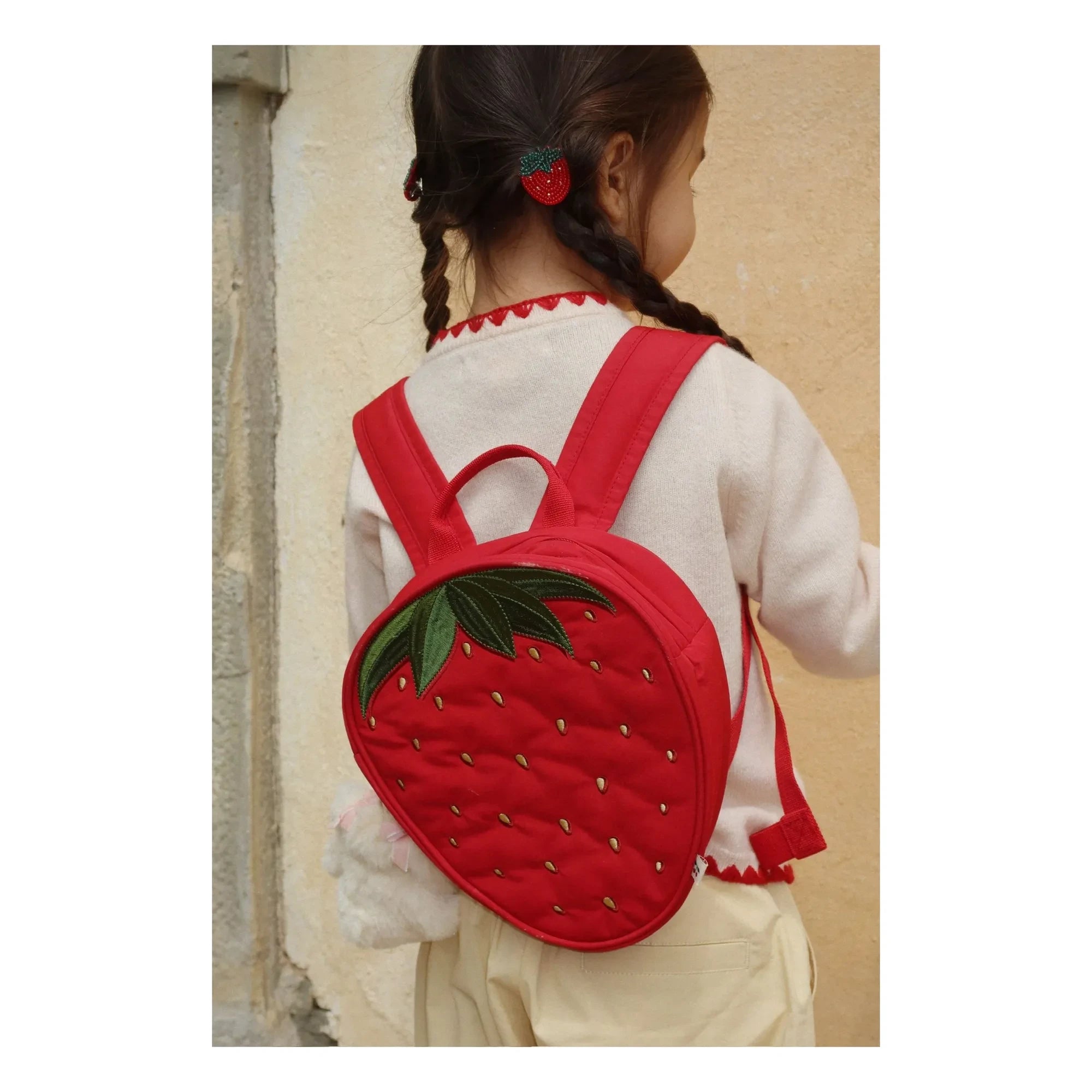 Konges Sløjd - Mochila de sandía y fresa | Roja