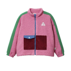 Goldie + Ace - Retro Sherpa Tarzı Ceket | Pembe