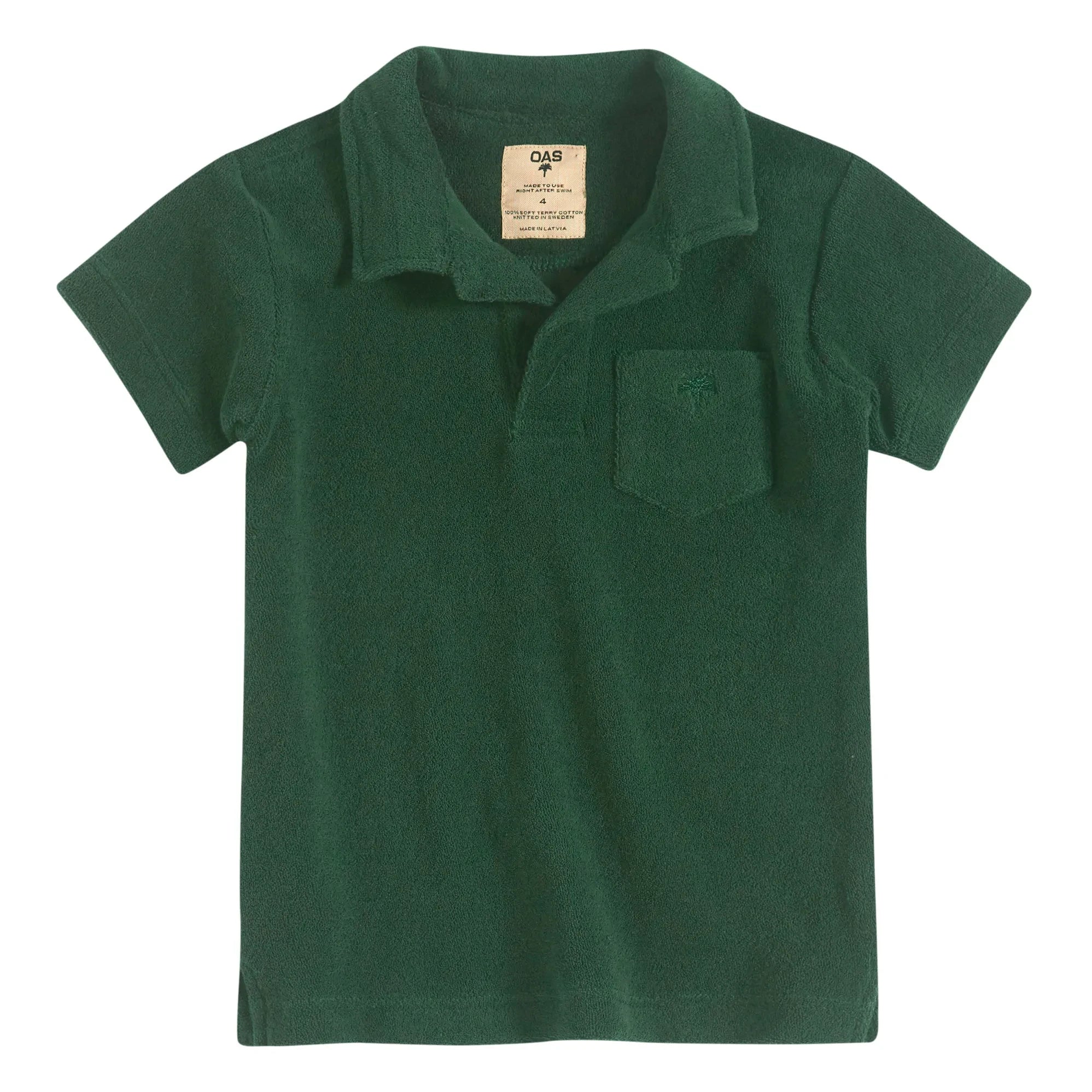 OAS - Polo de rizo | Verde cromo