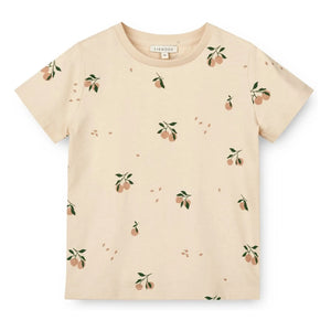 Liewood - Camiseta de algodón orgánico Apia melocotón | Crudo